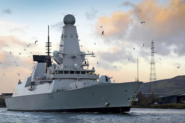 HMS Defender. Picture: Ministry of Defence