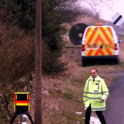 Mobile speed cameras.