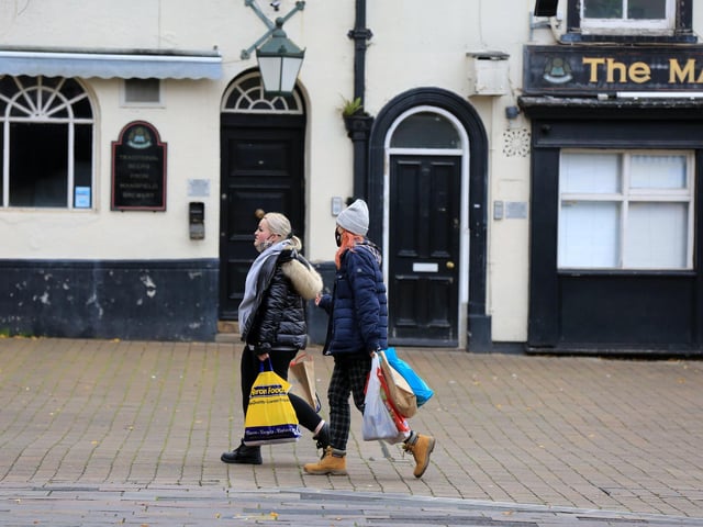 Day 1 of tier 3 lockdown restrictions in Mansfield. Picture: Chris Etchells