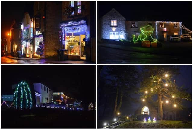 These dazzling light displays in Peak District villages are helping to spread festive cheer