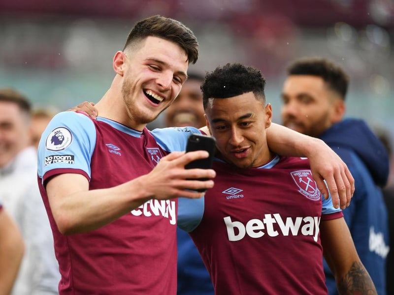 Manchester United are preparing to test West Ham's resolve with a £70 million bid for Declan Rice this summer. (Evening Standard)
(Photo by Justin Tallis - Pool/Getty Images)