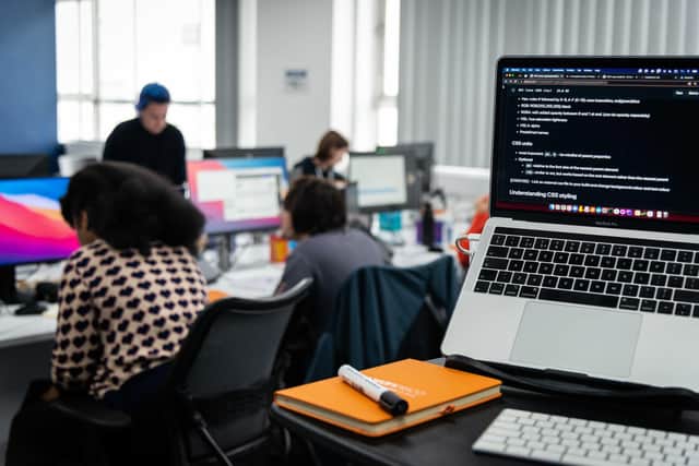 EyUp Skills launched its first coding bootcamp last month.