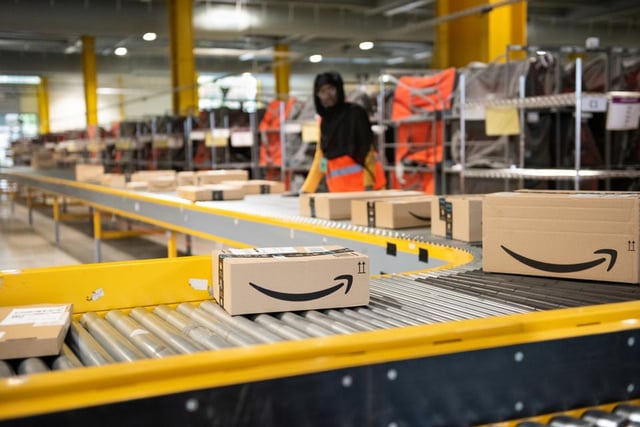 Amazon is hiring warehouse operatives across the UK, to help sort, pack and dispatch parcels. Employees will be paid up to £9.70 per hour on a day shift and £11.45 an hour on a night shift, plus highly paid overtime, if available. An additional £100 each week is available, subject to start date, location, attendance and shift worked.