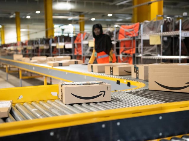Amazon is hiring warehouse operatives across the UK, to help sort, pack and dispatch parcels. Employees will be paid up to £9.70 per hour on a day shift and £11.45 an hour on a night shift, plus highly paid overtime, if available. An additional £100 each week is available, subject to start date, location, attendance and shift worked.