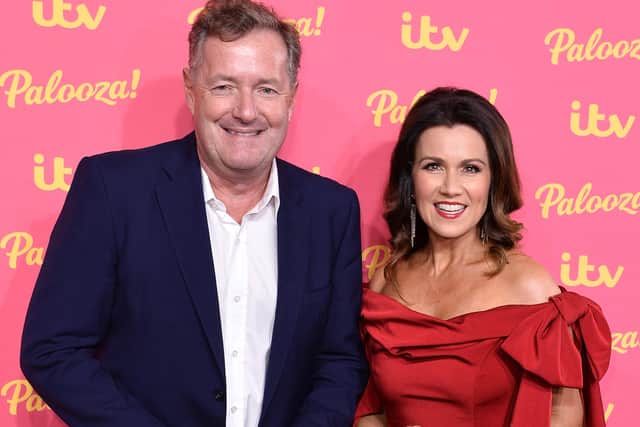 Piers Morgan and Susanna Reid (Photo by Jeff Spicer/Getty Images)