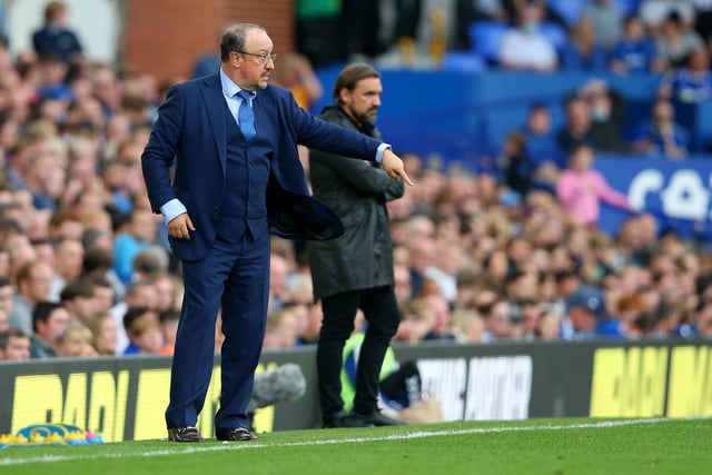 Current job: Everton manager. Career win percentage: 49.2%