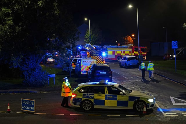Police Scotland, the Scottish Fire and Rescue Service and the Scottish Ambulance Service all attended the emergency, with the latter dispatching three specialist operations vehicles, six ambulances and an air ambulance.