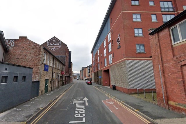 With a total of seven reports, Leadmill Road in Sheffield city centre is also joint fifth for the highest number of reports violent or sexual crimes made in Sheffield in September 2022