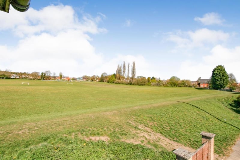 The property overlooks the adjacent Inkerman Playing Fields.