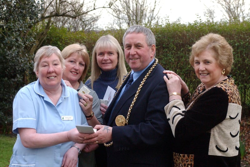Who do you recognise in this 2005 Stapleton House long service awards scene?