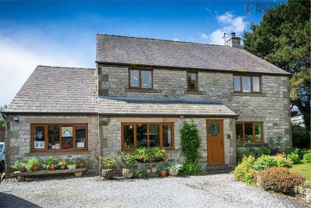 This four bedroom house was built in the 1980's but has exposed ceiling beams and a large country-style kitchen. Marketed by British Homesellers, 01727 294874.