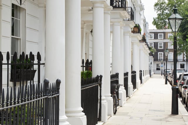 Kensington and Chelsea recorded the biggest increase in house prices with a 28.6 per cent annual change. In November 2019 the average price was £1,171,530, in November 2020 it was £1,507,130