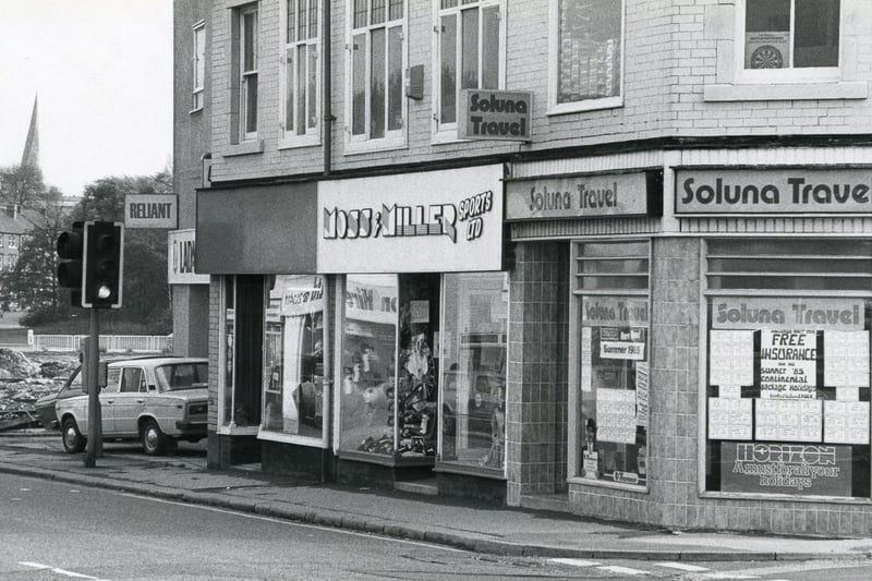 Changing view of Chesterfield  shops