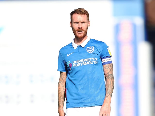 Set to lead Pompey out at the Amex Stadium.