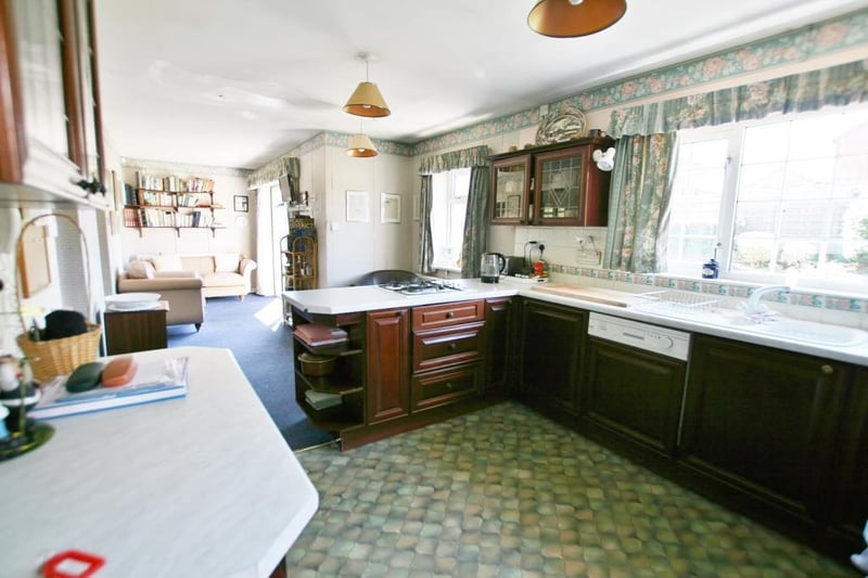 The property boasts UPVC double-glazed windows throughout and a gas-fired central heating system.