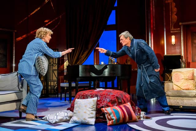 Patricia Hodge as Amanda and Nigel Havers as Elyot in Private Lives, which is coming to the Sheffield Lyceum Theatre