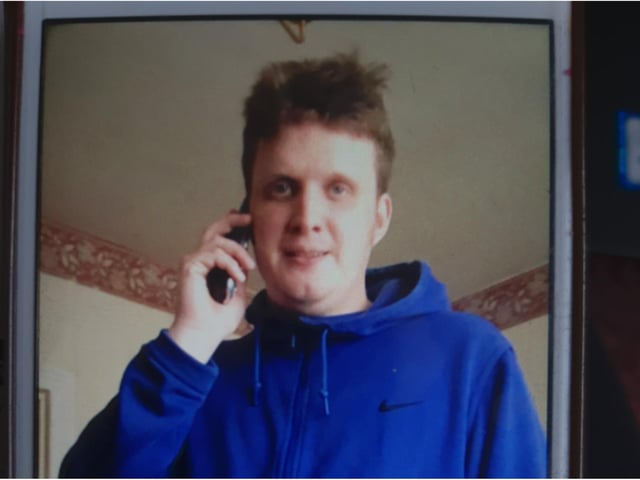 Malcolm James Bagley, 33, from Doncaster, has not been seen since he boarded an East Midlands train from Sheffield to St Pancras, London, at 2.29pm on Friday, June 12.
He has a tattoo of a cat wearing a top hat on this right arm.