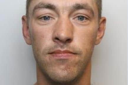 Pictured is Dimitrijus Jakimovas, aged 33, of Denman Street, Eastwood, Rotherham, who has been sentenced to life imprisonment after being found guilty of murdering Zygimantas Kromelys.