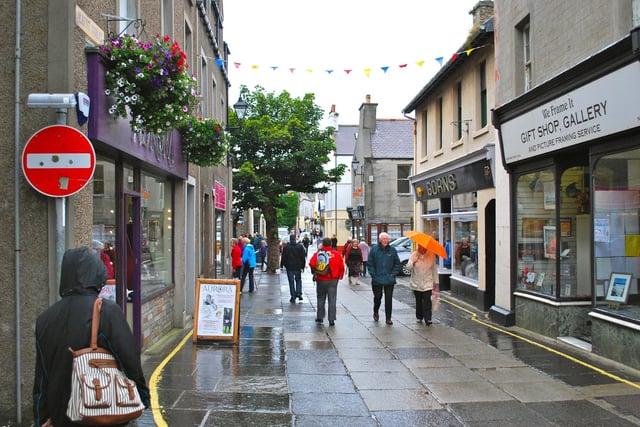 Kirkwall in Orkney was last year named Scotland’s most beautiful high street after topping a public poll. The town was recognised for its historic centre and the efforts of local volunteers and public bodies to make it a great place to live, work and socialise.