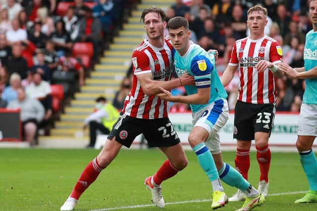 Former Sheffield United loanee Ben Davies is nearing a £4m move to Rangers: Simon Bellis / Sportimage