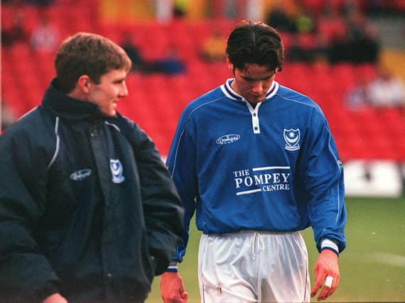 Pompey's first £1m signing proved to be injury prone and disappeared from the club to watch the Ashes in Australia.