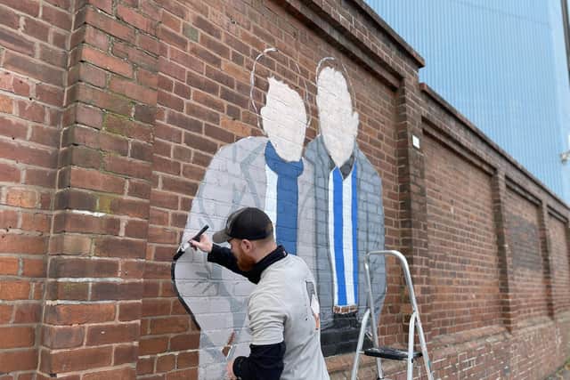 Plans are in place to do a host of pieces on the wall outside the Kop end.