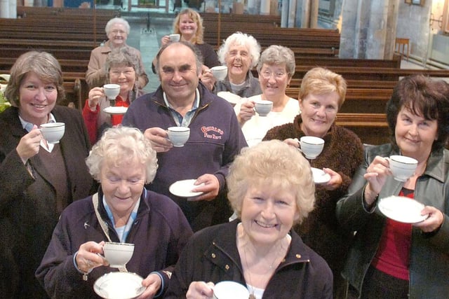 A coffee morning at the church in 2007. Can you spot someone you know?