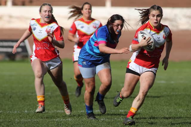 Sheffield Eagles Women take on Illingworth in Women's League 1 Grand Final. The club has been involved in work to develop the grassroots game in the run-up to the arrival of the Rugby League World Cup tournament in Sheffield at the end of October