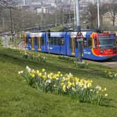 The Supertram network opened in 1994
