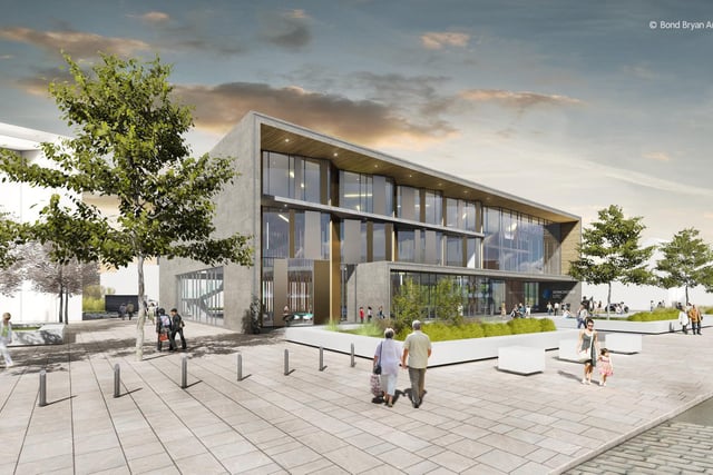 An artists impression of how the planned Doncaster UTC (University Technical College) could look