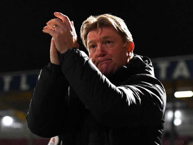 Nobody will know better than Stuart McCall just much his side need to start pulling results out of the bag. A sobering loss to Salford City leaves the Bantams looking precarious, and Leyton Orient on Tuesday night will be a game that Bradford feel they need to get something out of. (Photo by George Wood/Getty Images)