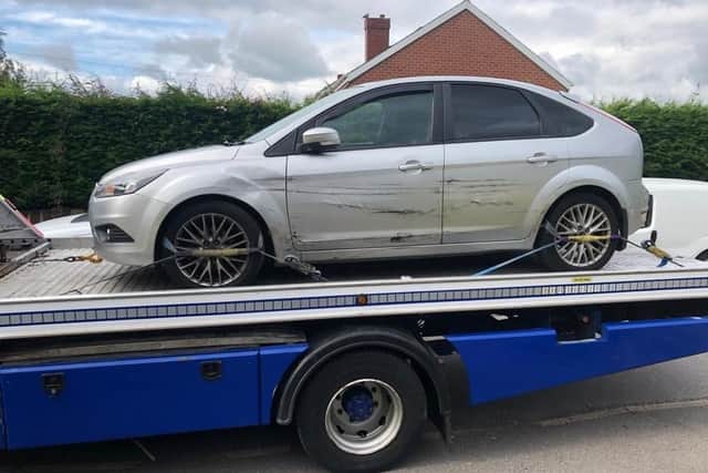 Witnesses to a police chase involving this car are urged to come forward