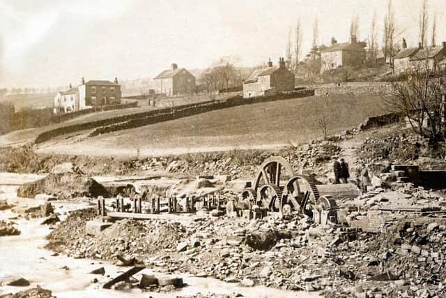 The remains of Wisewood Works, one of many buildings swept away in the Sheffield Flood of 1864