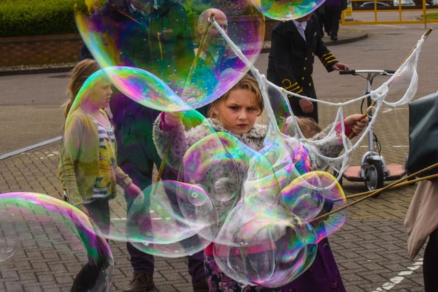 Bubbles were blowing at the event to welcome the National Museum of the Royal Navy to Hartlepool 5 years ago. Did you get along?