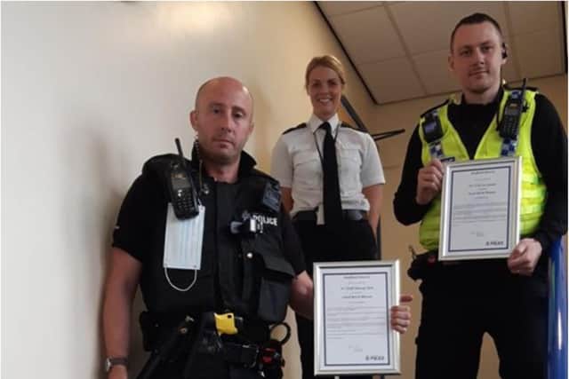Members of the Sheffield North East neighbourhood policing team have received awards for their stop and search work
