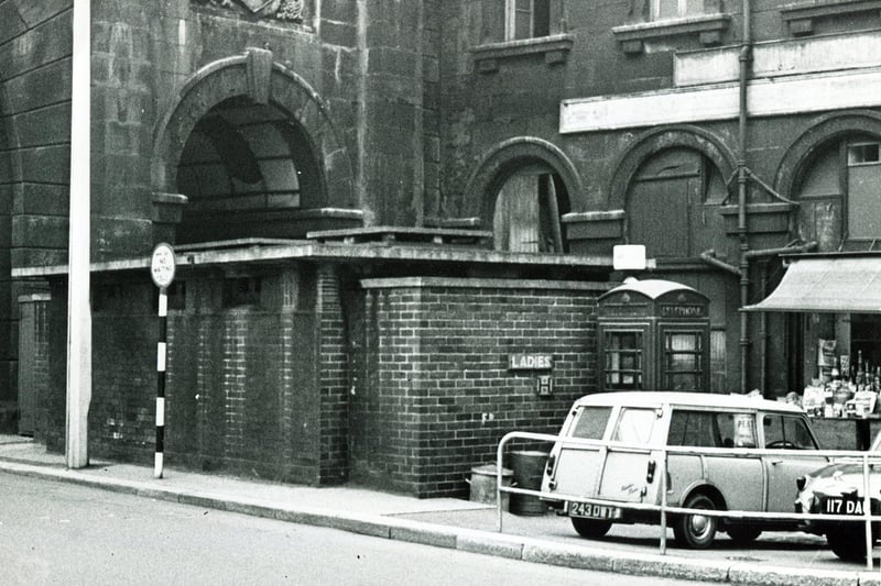 Public toilets at the Wicker Arches, Sheffield, in 1964