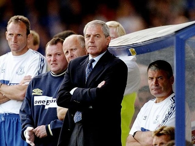Goodison Park was Smith's next home for the next four years. Though he kept the club in the division, he ultimately lost his job as the team continued to struggle in the bottom half of the table.