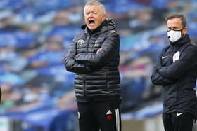 Chris Wilder is preparing his Sheffield United side to face Everton on Boxing Day: David Klein/Sportimage