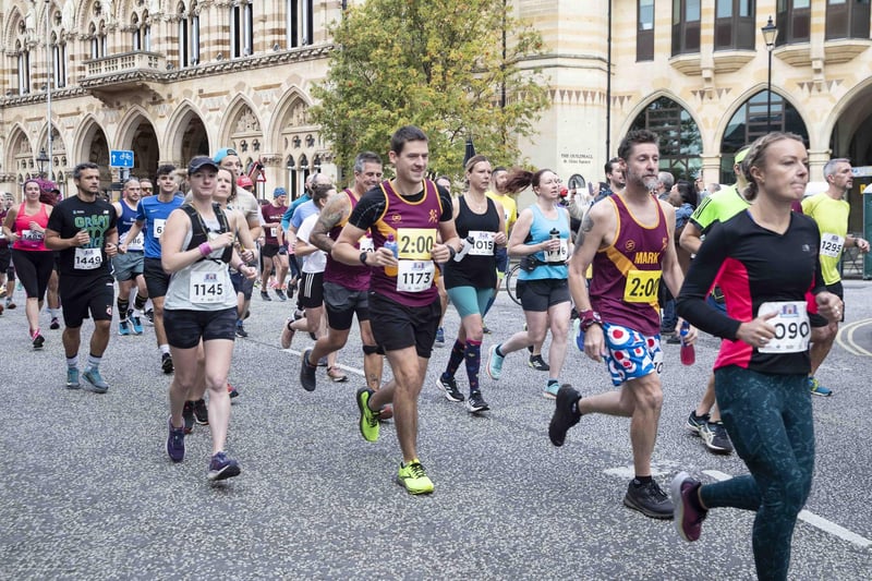 Elsewhere down south, the half marathon which takes place in Northampton. The event costs £36 to enter. 