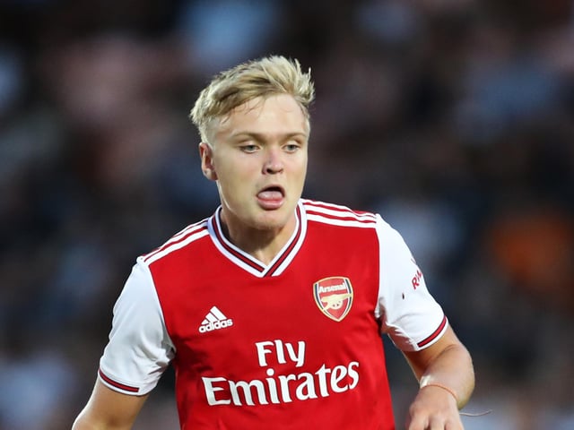 Age: 20, Position: CM, Parent club: Arsenal, Appearances: 12. (Photo by Jack Thomas/Getty Images)