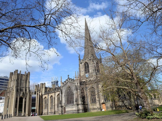 Sheffield Cathedral could have had two spires, a massive nave stretching to Church Street and a completely new north side - if World War Two hadn’t got in the way. Ambitious plans were delayed during the conflict then scaled back in the post-war era for cost reasons.