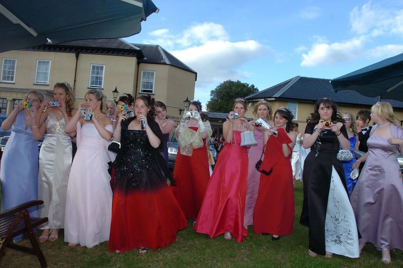 Dyke House students recording their prom. Recognise anyone?
