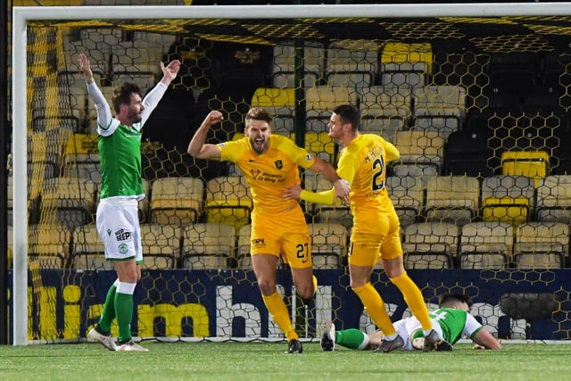 A few days after the derby success Jack Ross was reminded that this was a Hibs team which had been struggling at the wrong end of the table when he took over. The Easter Road men put in a tepid performance at the Tony Macaroni Arena, going down 2-0.
