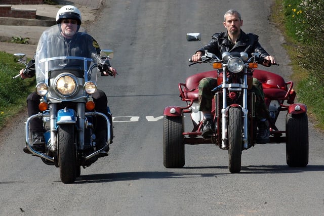 Were you pictured at a biker's rally which took place in the car park of the Seagull pub at Crimdon?