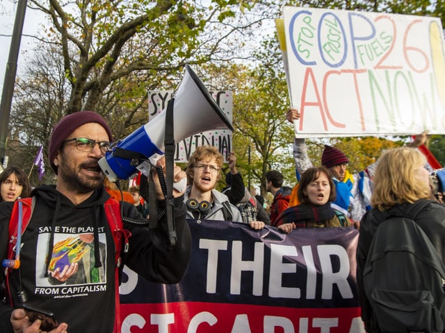 Fridays for Future Climate March takes to the streets of Glasgow this afternoon,
Fridays for Future Climate March takes to the streets of GLasgow this afternoon,