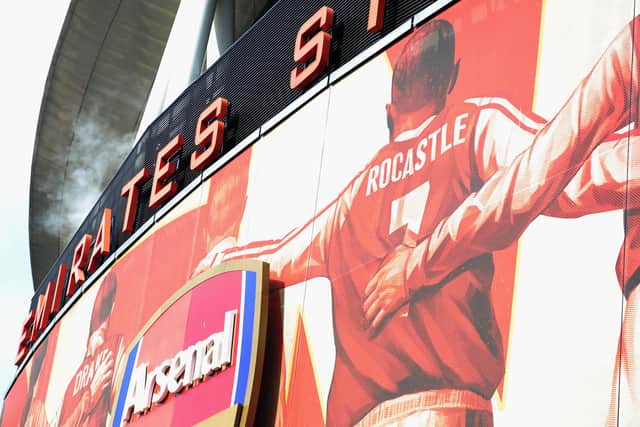The image of Craig's cousin David is adorned among other Arsenal club legends at their Emirates Stadium. David died in 2001.
