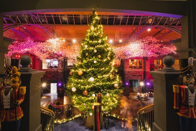 They must have used a cherry picker to decorate the huge tree at five-star hotel Fairmont St Andrews.
www.fairmont.com