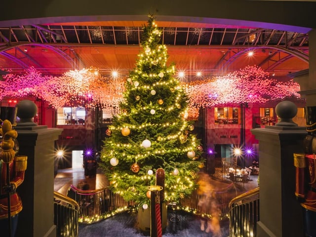 They must have used a cherry picker to decorate the huge tree at five-star hotel Fairmont St Andrews.
www.fairmont.com