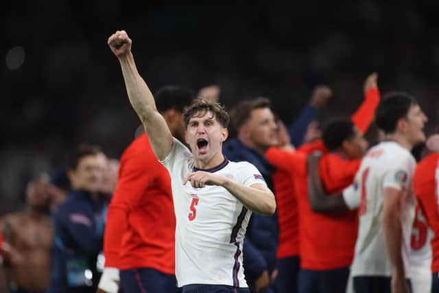 England defender John Stones said he and his team mates could have only dreamt of reachong the Euro 2020 final (Photo by CARL RECINE/POOL/AFP via Getty Images)