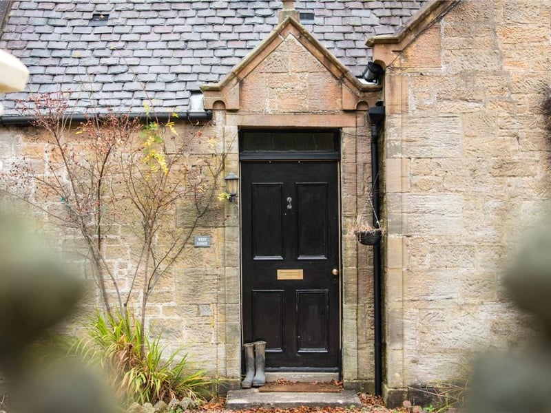 West Lodge front door.